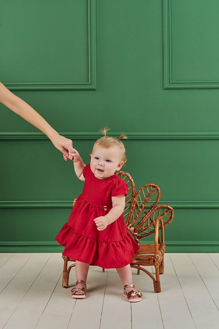 VESTIDO EM TRICOLINE COMFORT