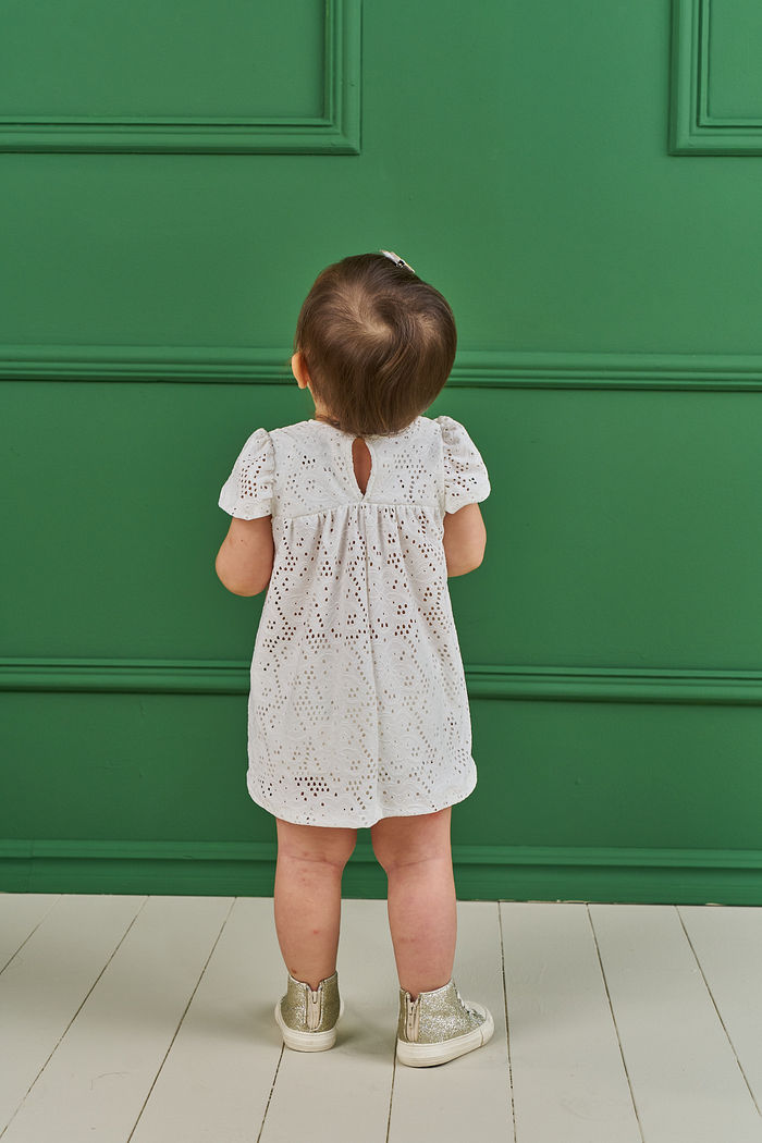 CONJUNTO VESTIDO E CALCINHA SHORTS EM LAISE