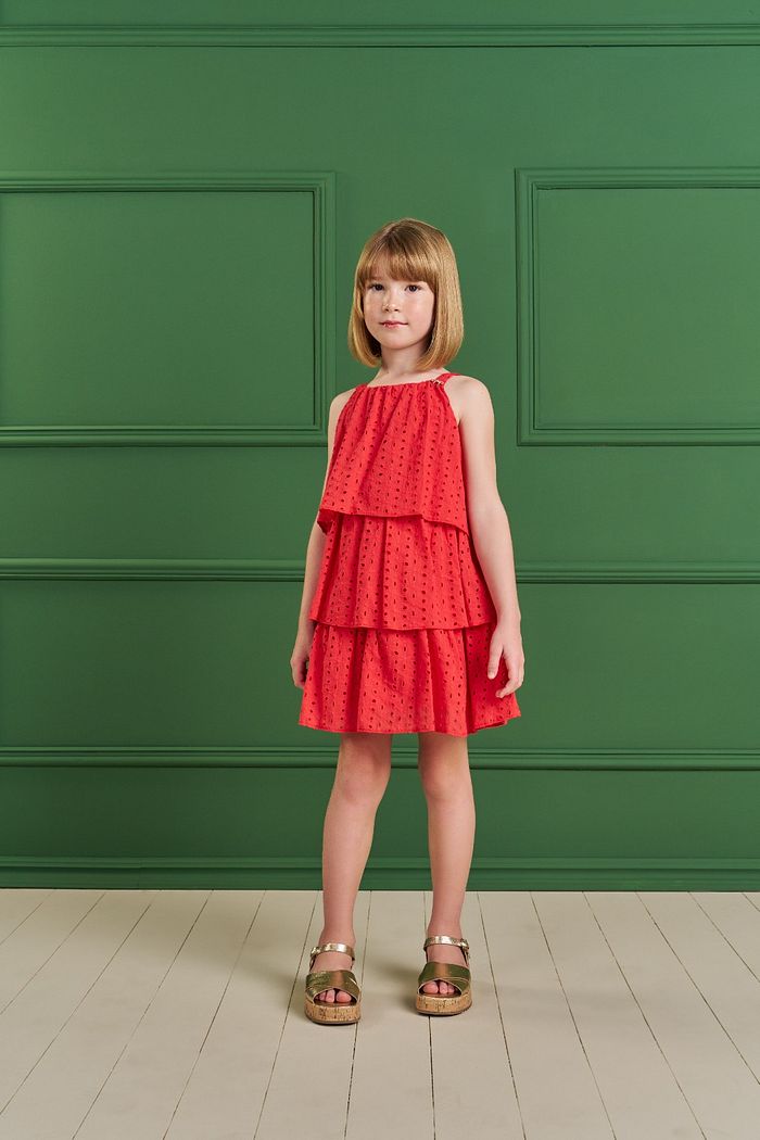 VESTIDO EM TECIDO BORDADO ALAGOAS