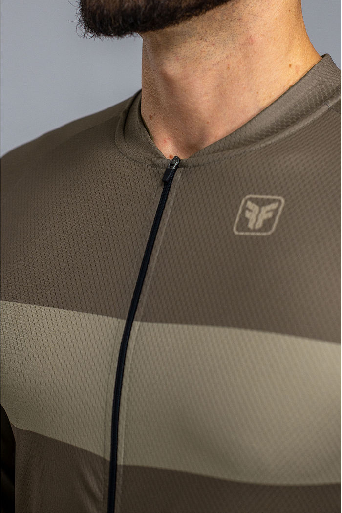 CAMISA DE CICLISMO MASCULINA BASIC MANGA LONGA MOUSSE