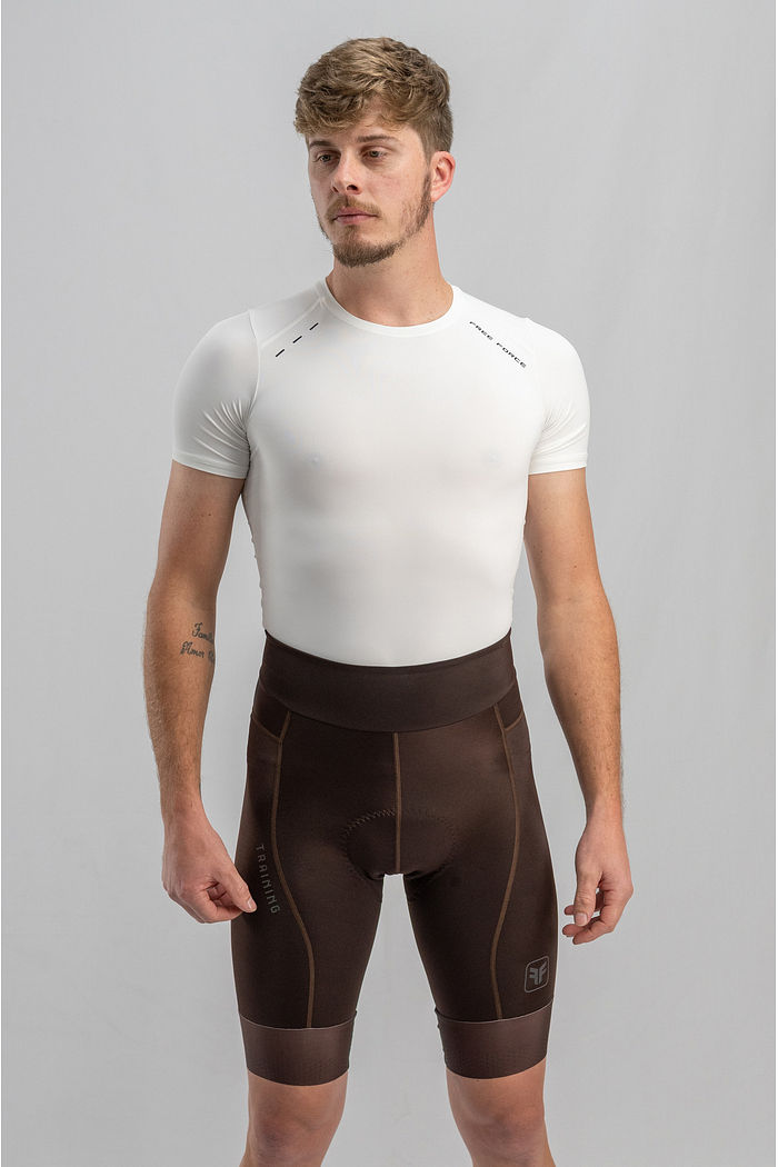 BERMUDA DE CICLISMO MASCULINA TRAINING MARROM 2025