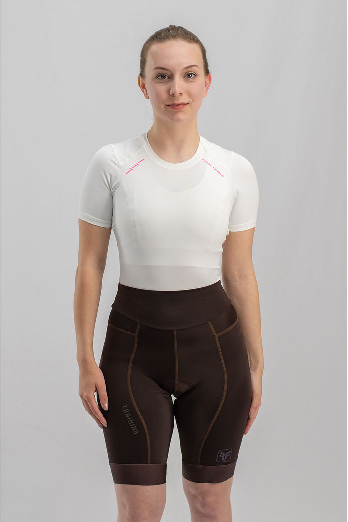 BERMUDA DE CICLISMO FEMININA TRAINING MARROM 2025