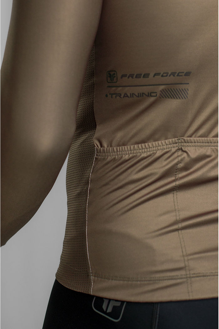 CAMISA DE CICLISMO MASCULINA TRAINING MANGA LONGA MOUSSE