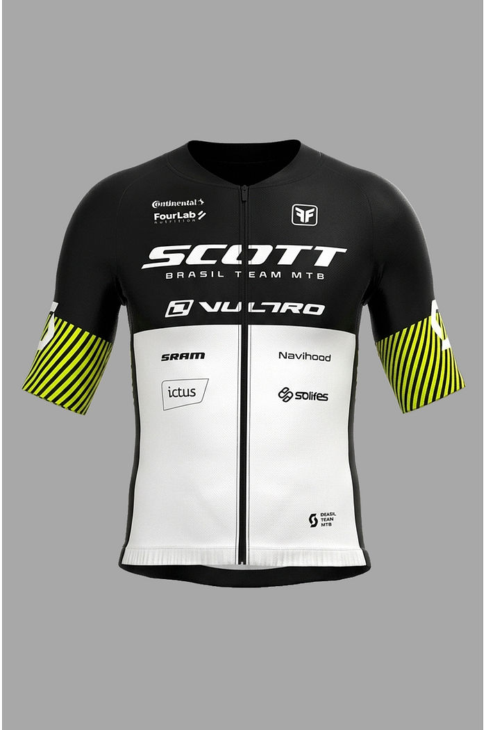 CAMISA AERO FEMININA EQUIPE SCOTT PRETO/BCO