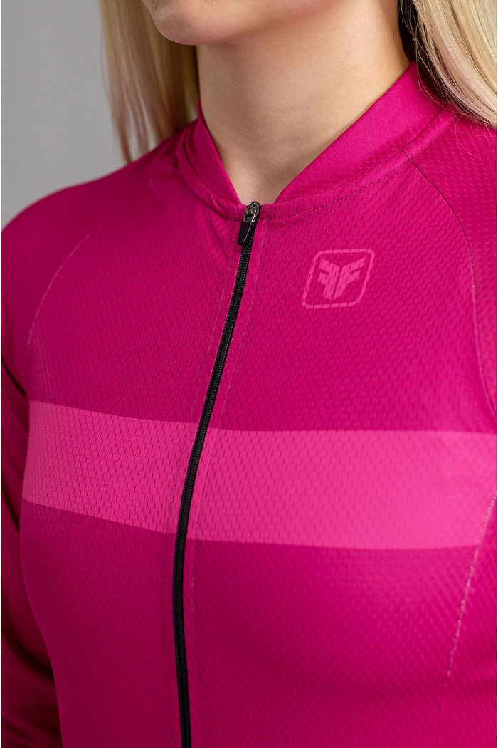 CAMISA DE CICLISMO FEMININA BASIC MANGA LONGA CANDY