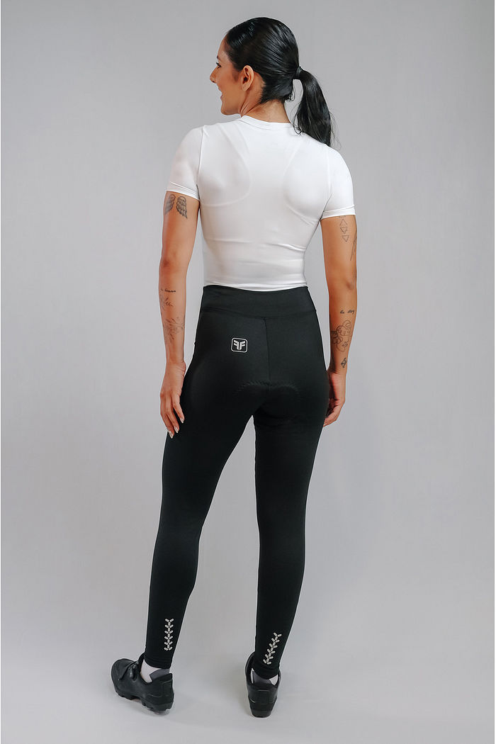 CALÇA DE CICLISMO FEMININA CLASSIC PELUCIADA