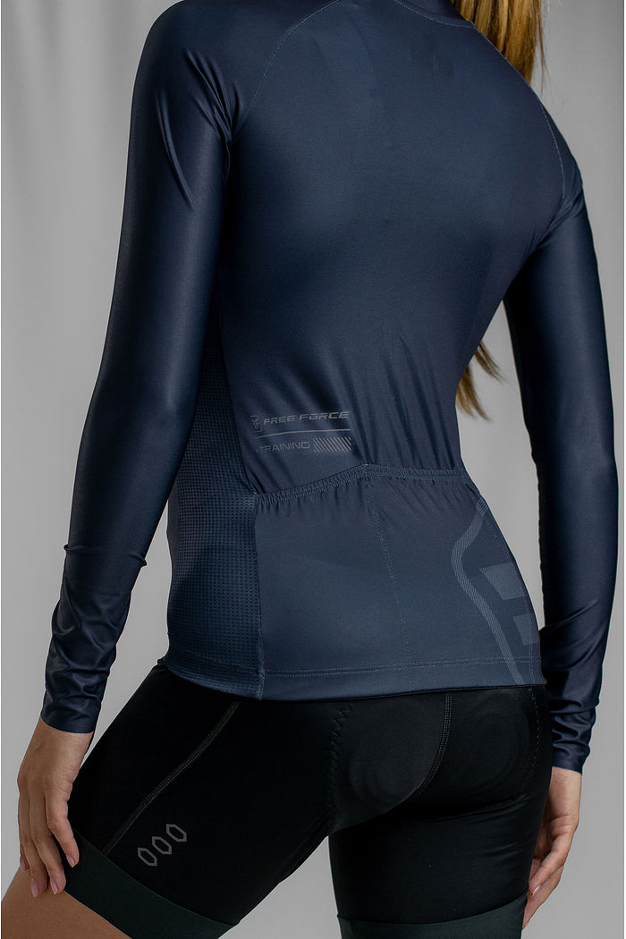 CAMISA DE CICLISMO FEMININA TRAINING MANGA LONGA GRAVITY