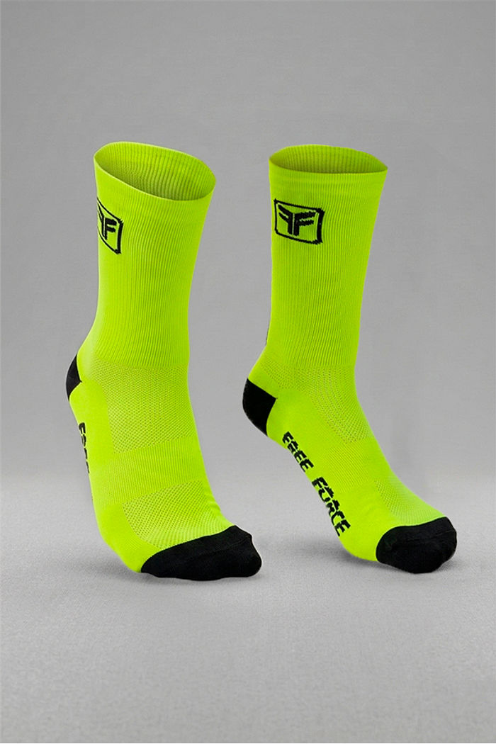 MEIA HELIX AMARELO FLUOR