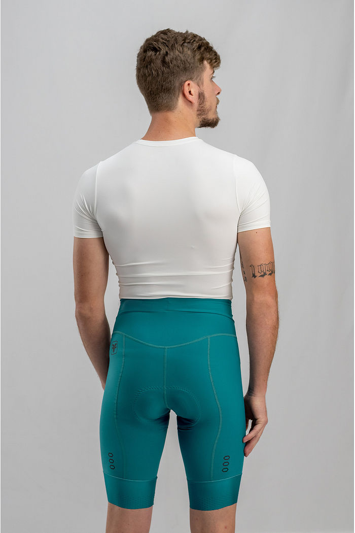 BERMUDA DE CICLISMO MASCULINA TRAINING TURQUESA 2025