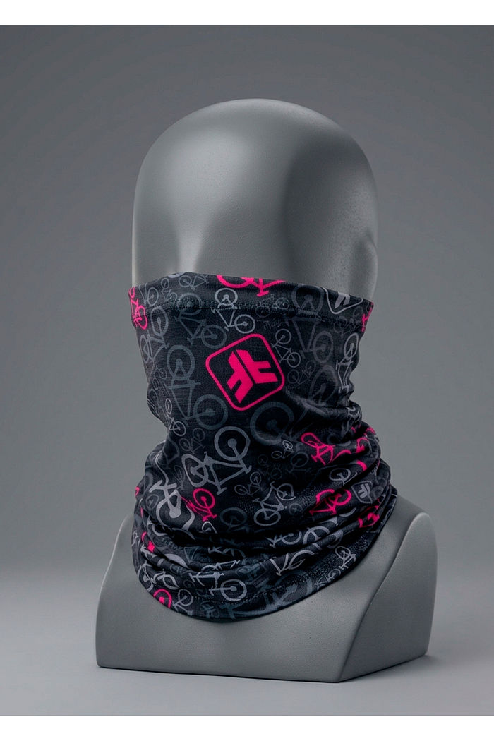BANDANA BICYCLE PRETO/ROSA