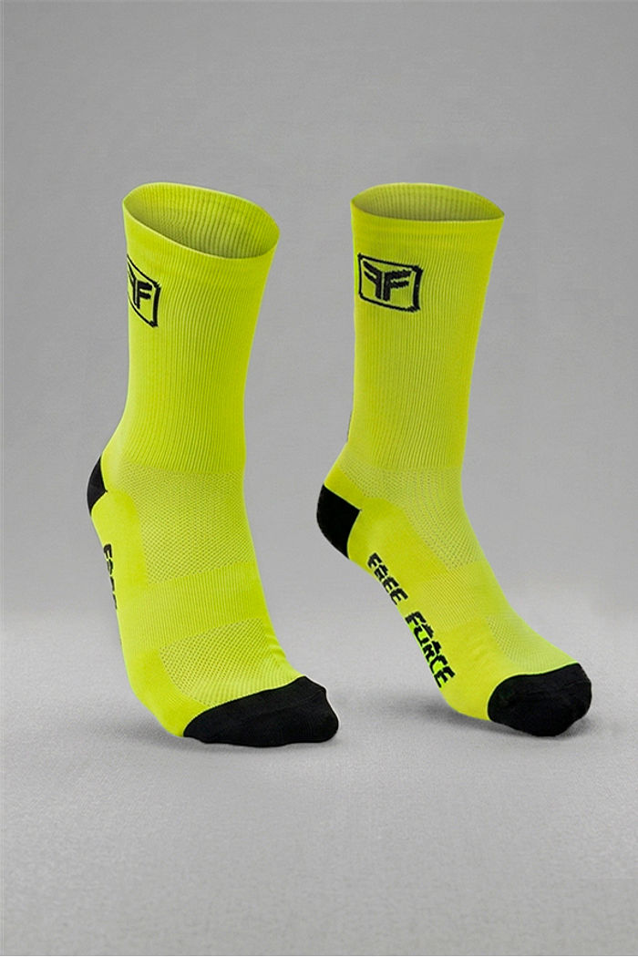 MEIA FF LISA AMARELO LUMINOSO