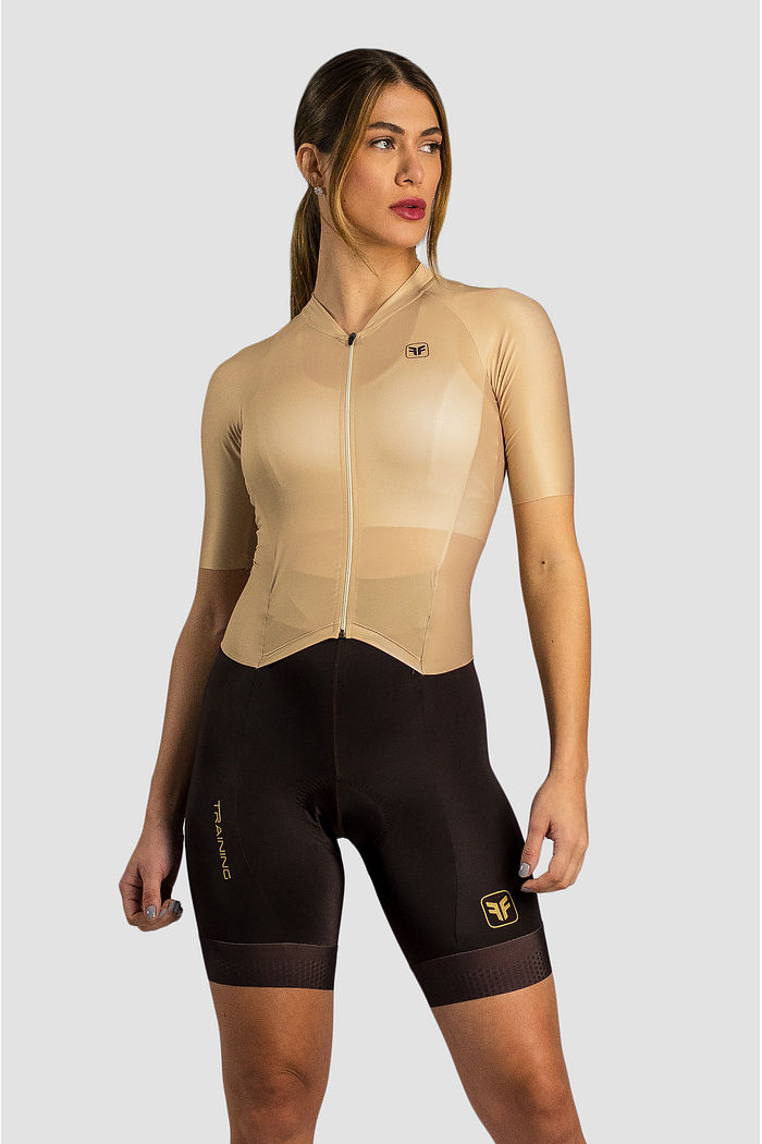 MACAQUINHO FEMININO TRAINING BROWNISH