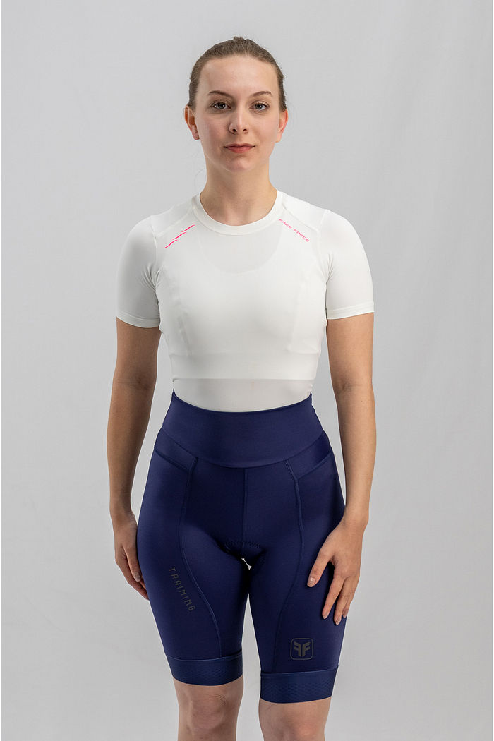 BERMUDA DE CICLISMO FEMININA TRAINING AZUL 2025