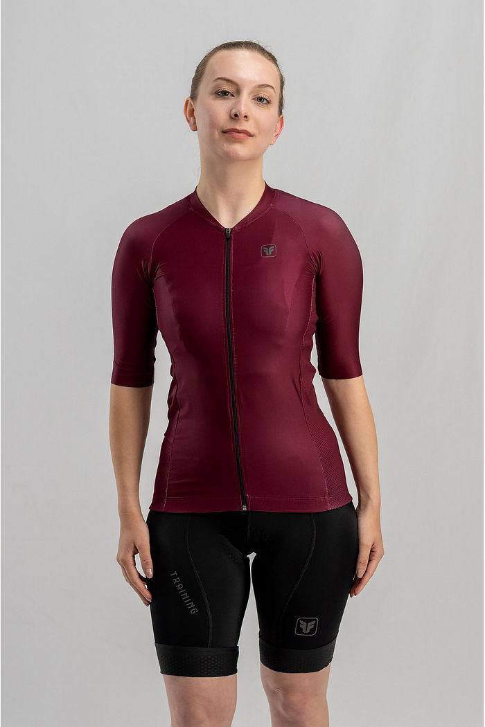 CAMISA DE CICLISMO FEMININA TRAINING GRAPE