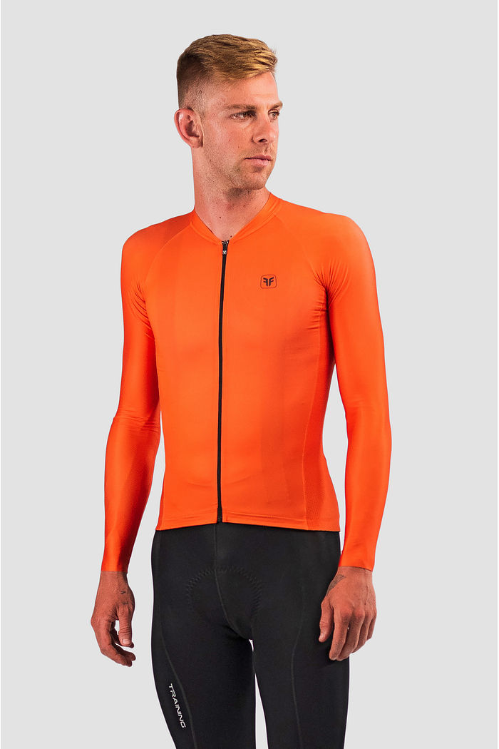 CAMISA MASCULINA MANGA LONGA TRAINING ORANGISH