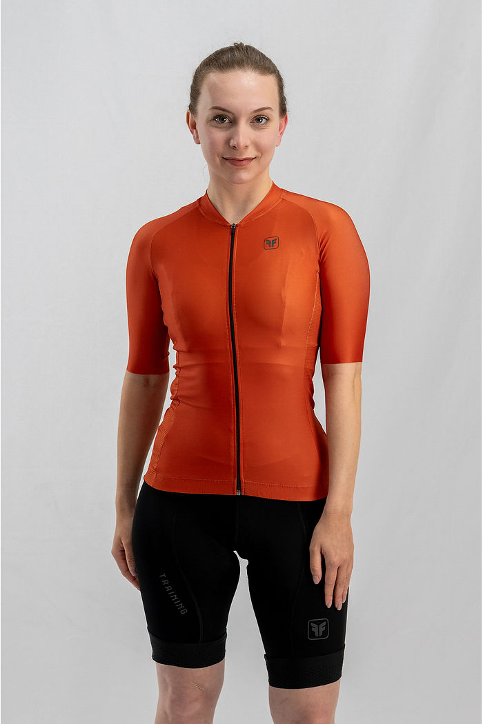 CAMISA DE CICLISMO FEMININA TRAINING BRICK