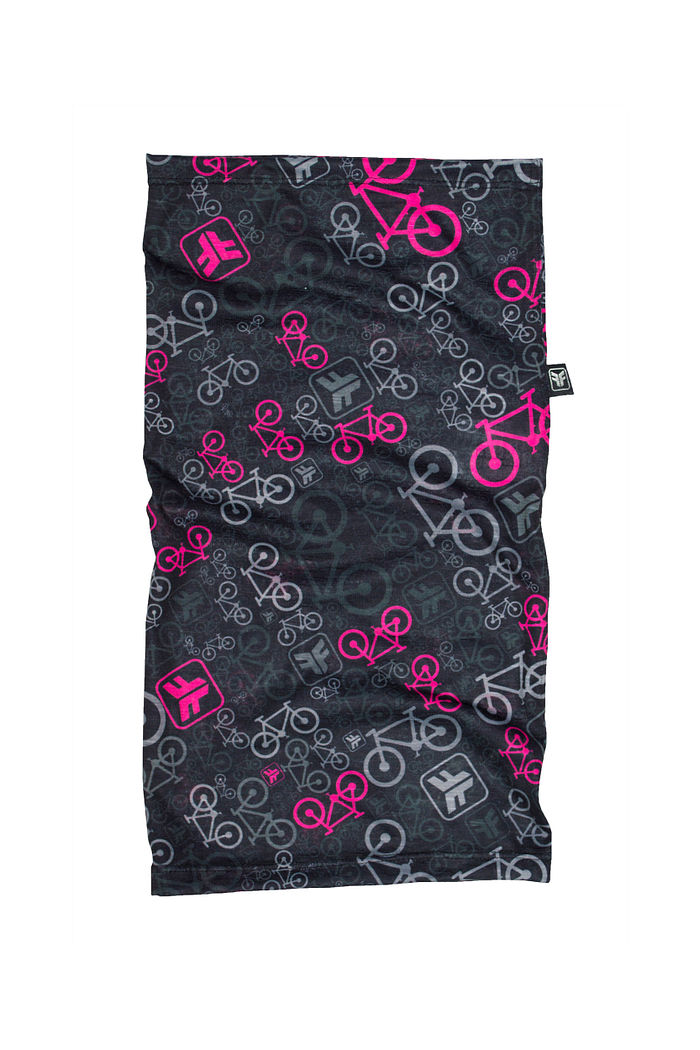 BANDANA BICYCLE PRETO/ROSA