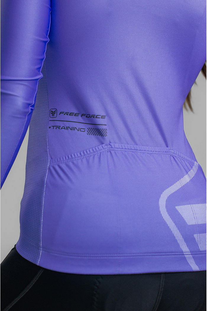 CAMISA DE CICLISMO FEMININA TRAINING MANGA LONGA HORTÊNSIA