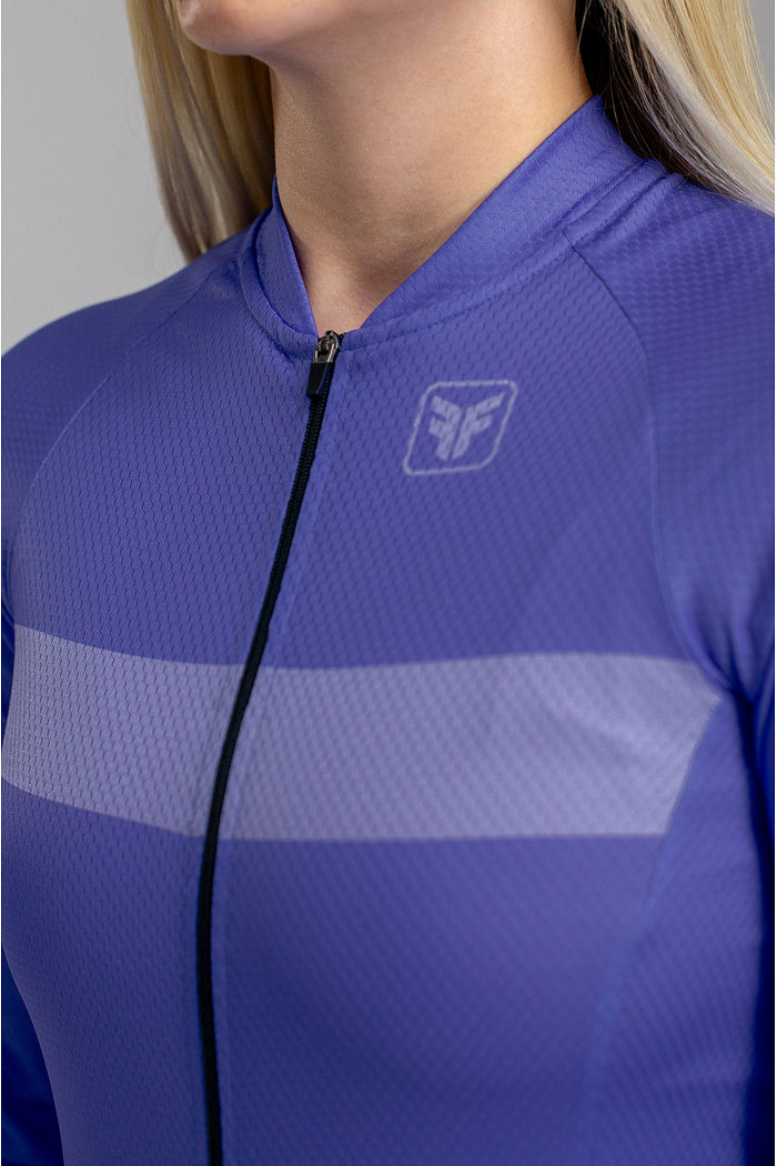 CAMISA DE CICLISMO FEMININA BASIC MANGA LONGA HORTÊNSIA