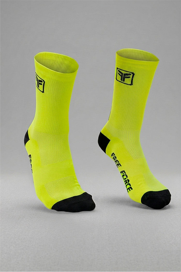 MEIA FF LISA AMARELO LUMINOSO