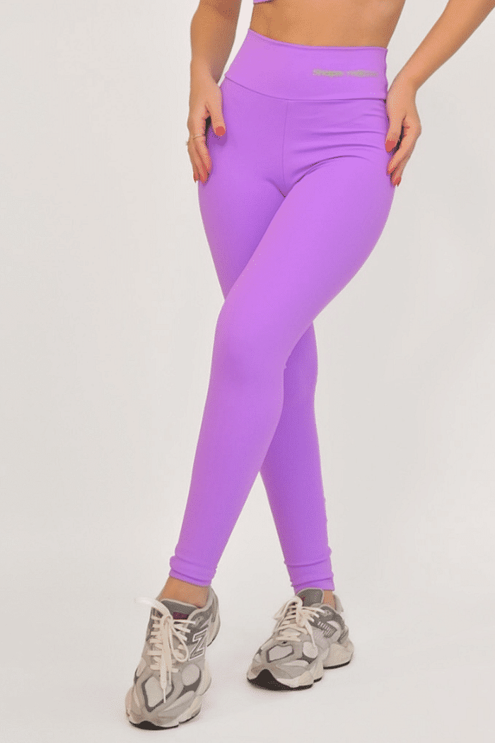 Legging Feminina Fitness Básico Poliamida - Roxo Magic