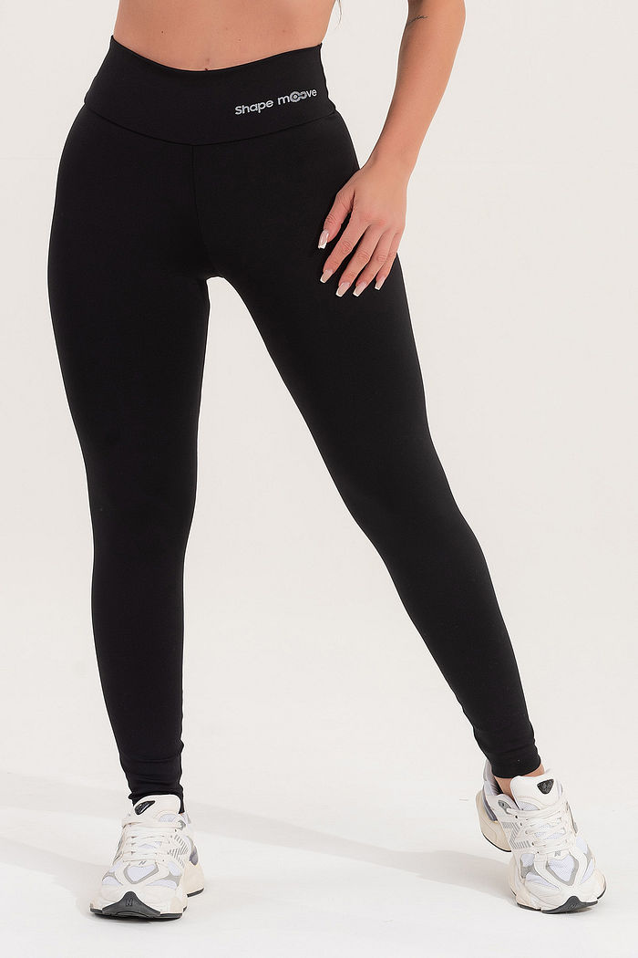 Legging Feminina Fitness Básico Poliamida - Preto