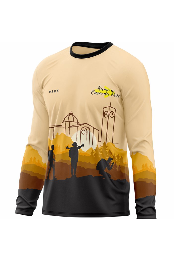 Camiseta Peregrino Gratidão  -  Amarela