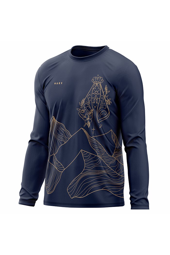 Camiseta Peregrino Colinas - Azul