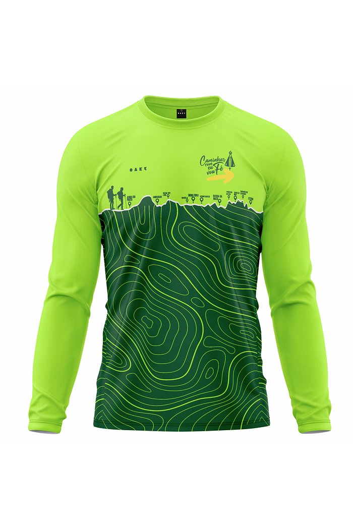 Camiseta Peregrino Caminhos - Verde