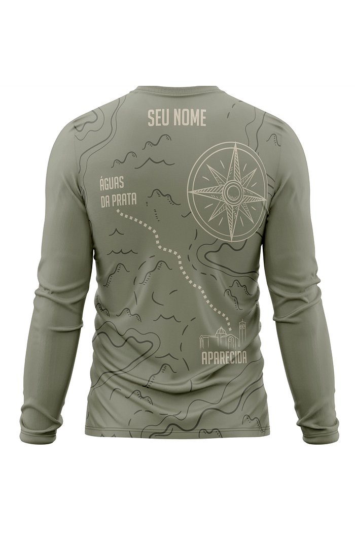 Camiseta Peregrino Rosa dos Ventos - Verde Oliva