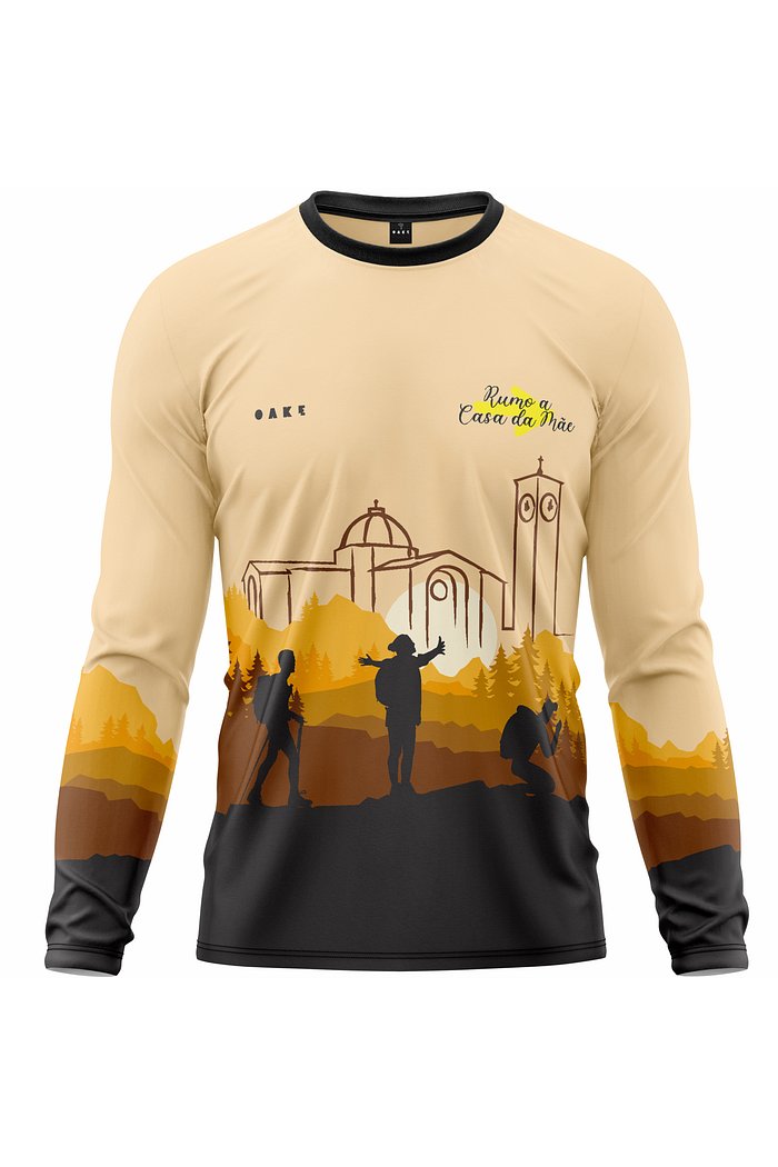 Camiseta Peregrino Gratidão  -  Amarela