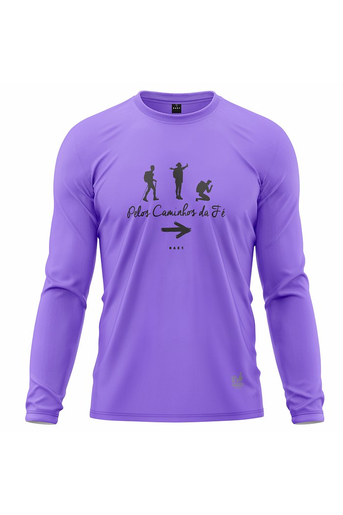 camiseta dryfit para romarias e caminho da fé