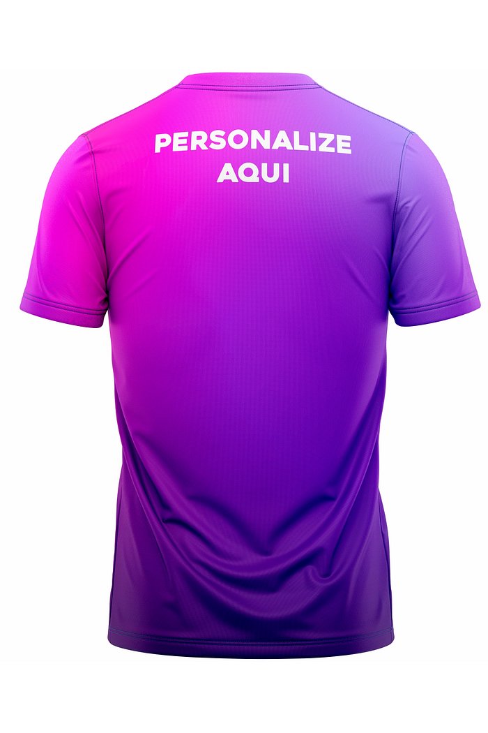 Camiseta de Corrida Modelo Run - Pink e Roxa