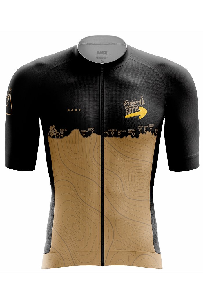 Camisa Ciclismo Pro - Caminhos - Preta