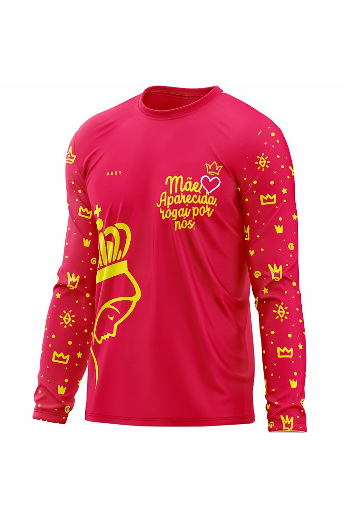 Camiseta Peregrino Mãe Rainha - Rosa