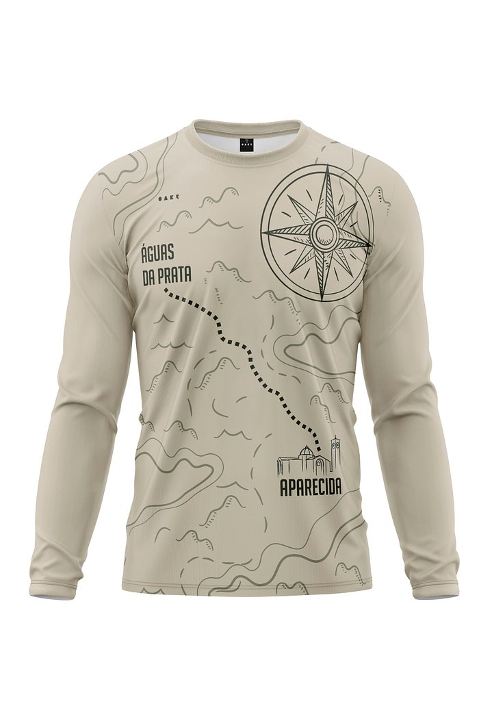 Camiseta Peregrino Rosa dos Ventos - Bege