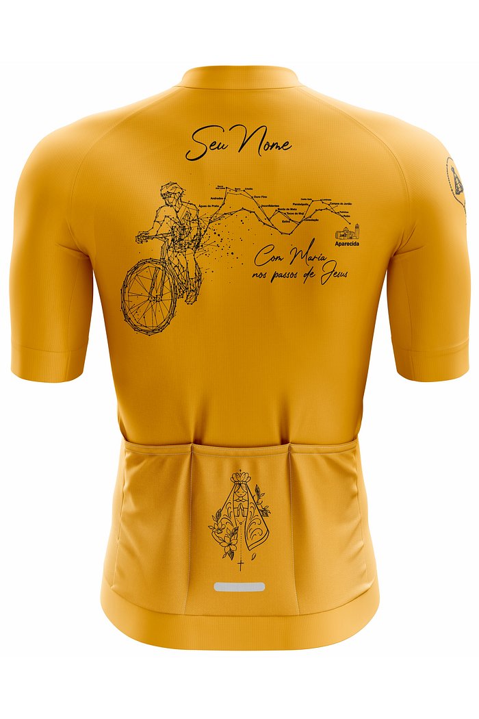 Camisa Ciclismo PRO - Colinas - Amarela