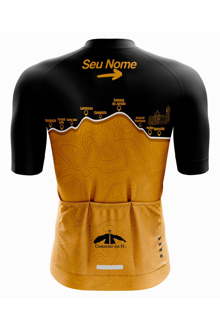 Camisa de Ciclismo Pro - Caminhos Preta (2026)