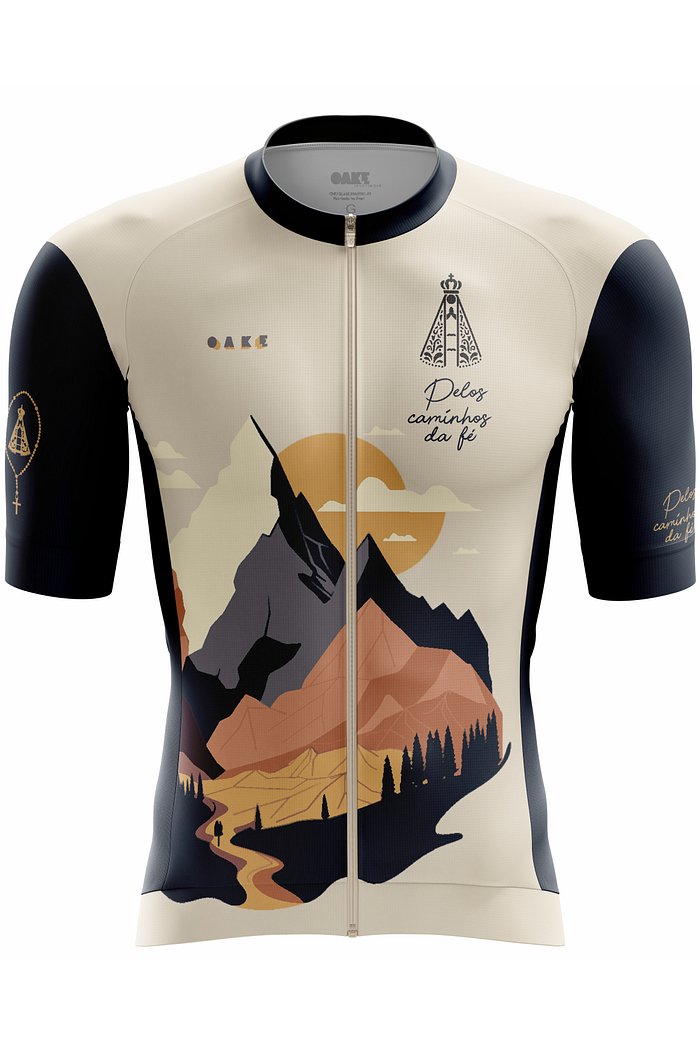 Camisa Ciclismo Modelo Pro - Pelos Caminhos Da Fé