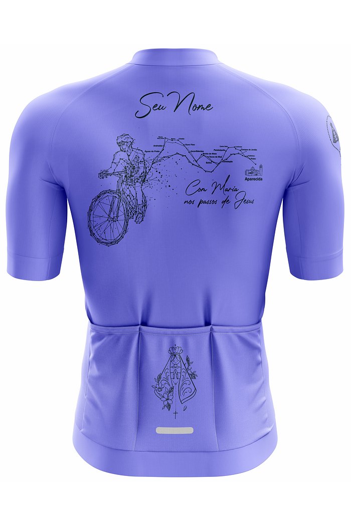 Camisa Ciclismo Pro - Colinas - Roxa