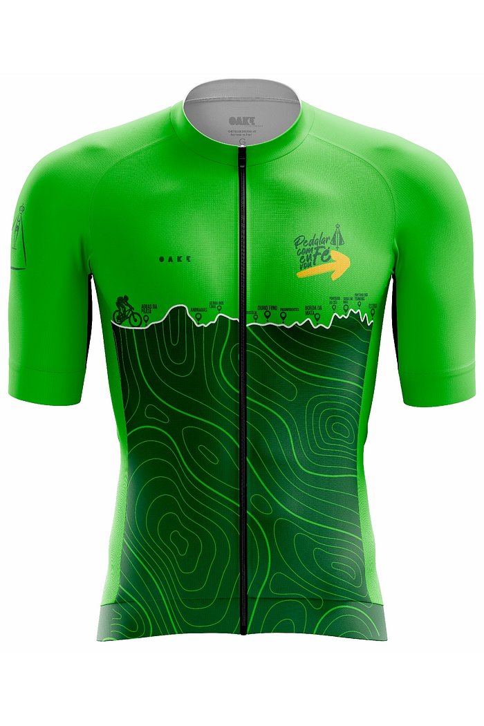Camisa Ciclismo Pro - Caminhos - Verde