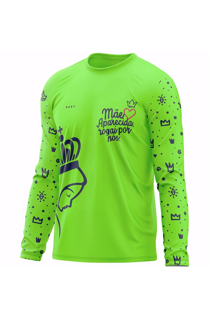 Camiseta Peregrino Mãe Rainha - Verde