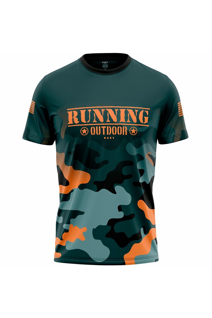Camiseta Dryfit Air+ Camuflada Verde - Trialwear