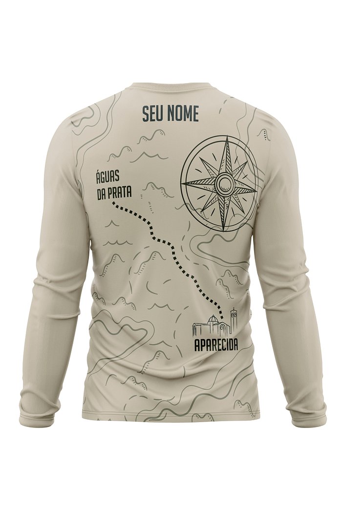 Camiseta Peregrino Rosa dos Ventos - Bege