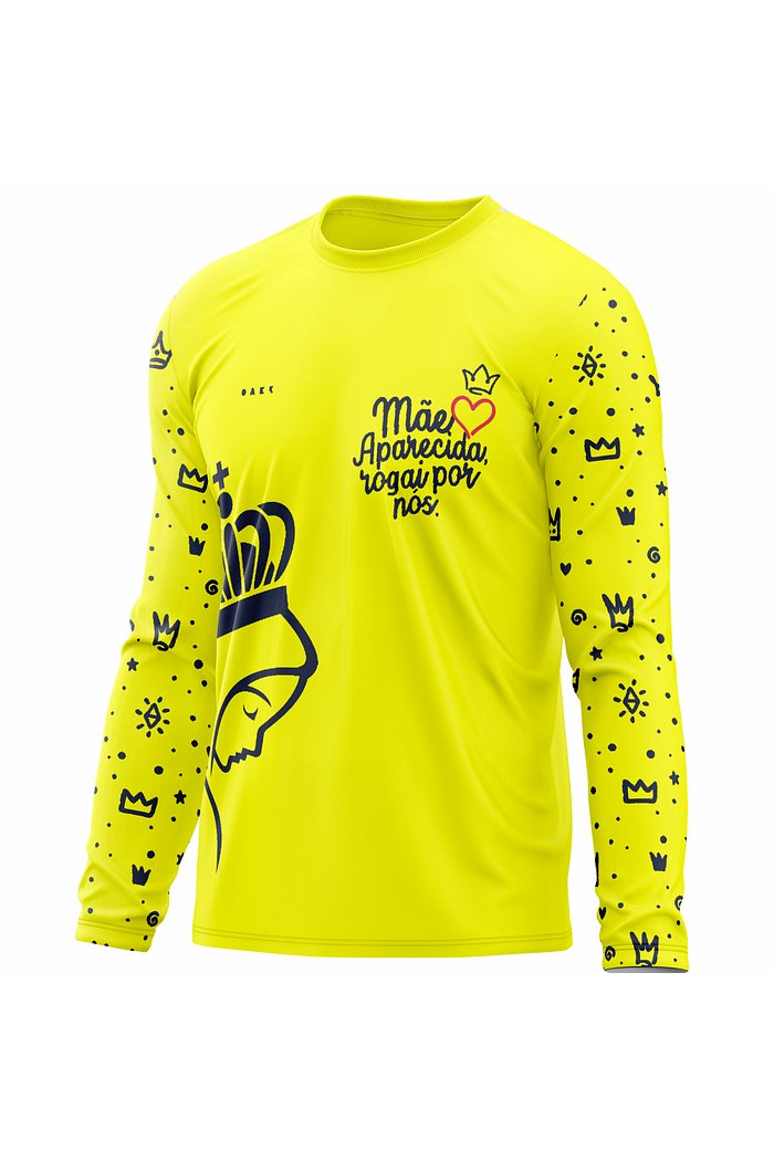 Camiseta Peregrino Mãe Rainha - Amarela