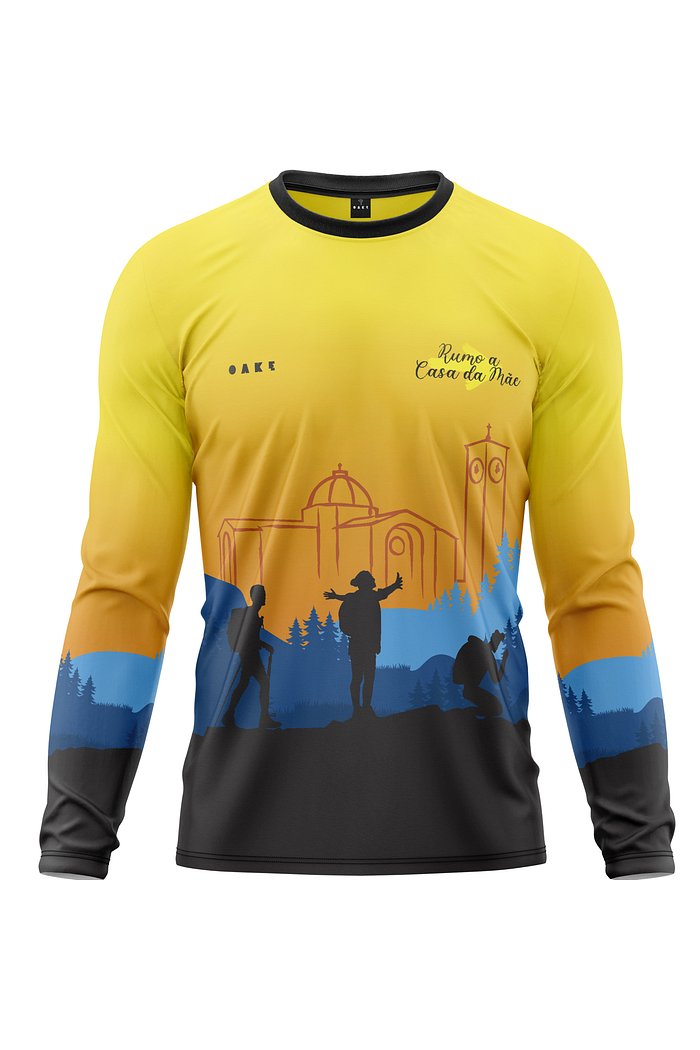 Camiseta Peregrino Gratidão  - Laranja