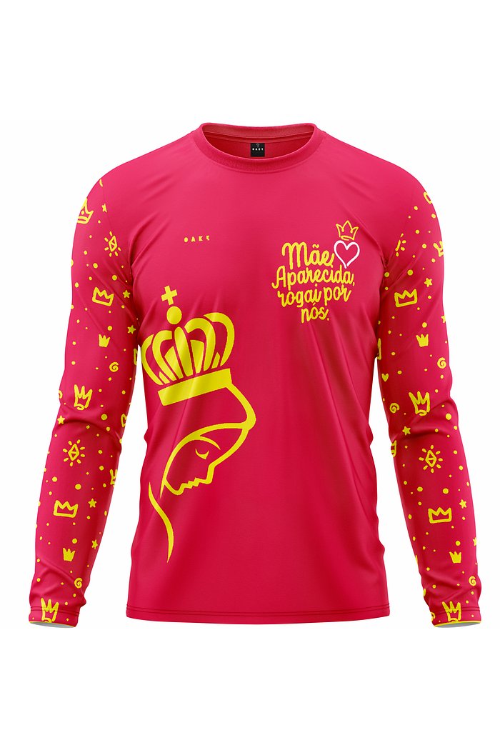 Camiseta Peregrino Mãe Rainha - Rosa