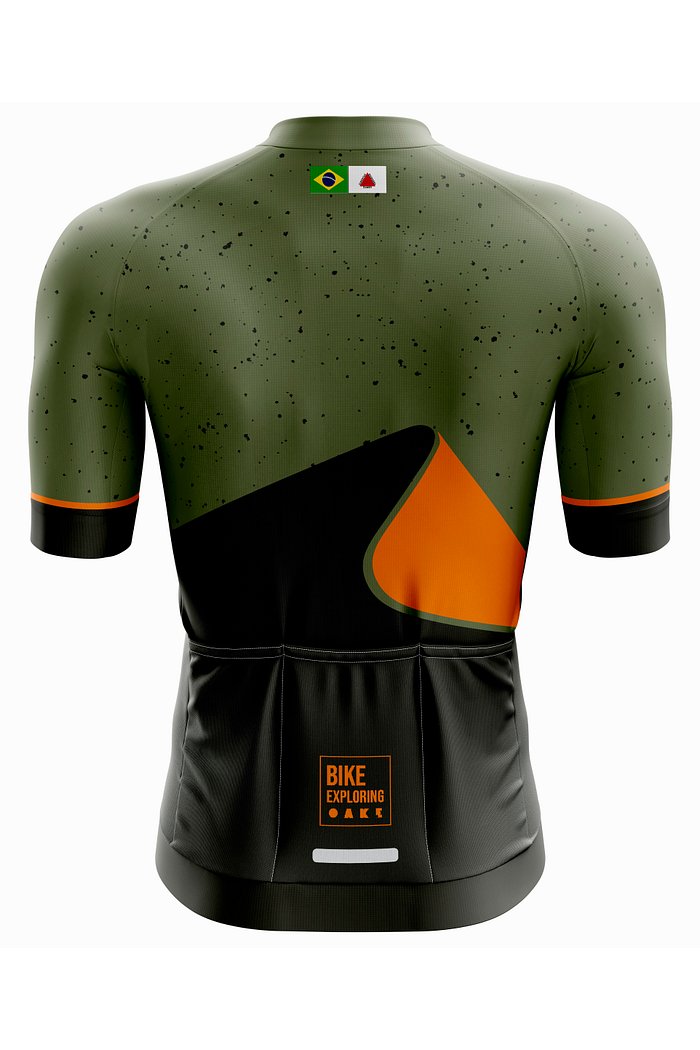 Camisa de Ciclismo Expedições Canastra - Verde Militar (Sem Personalização)