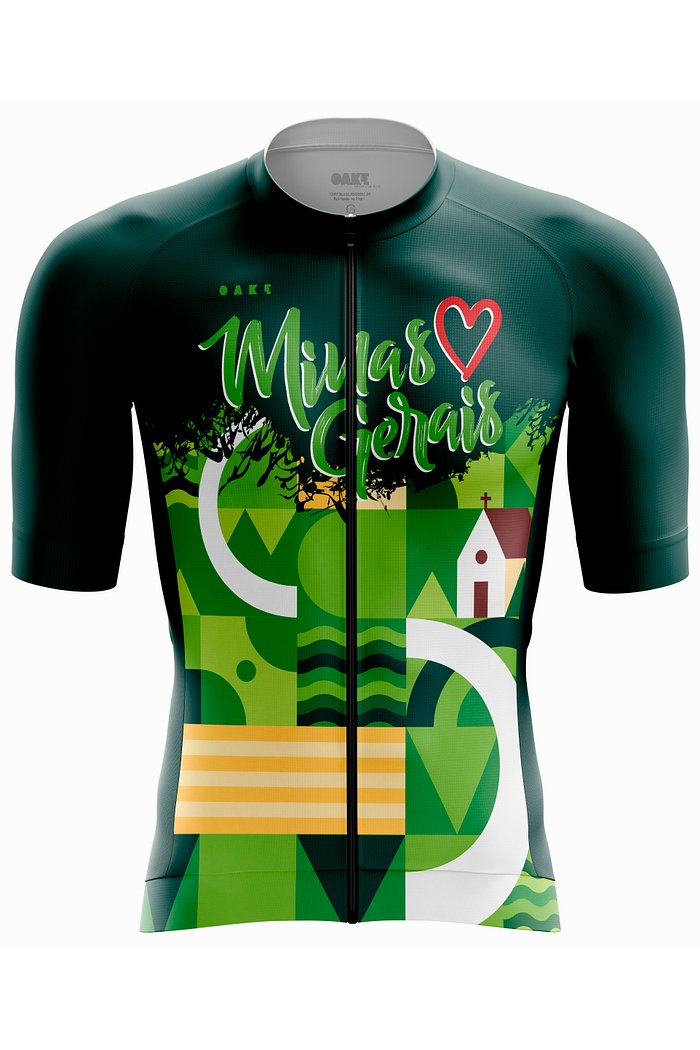 Camisa de Ciclismo Pro - Minas Gerais Verde