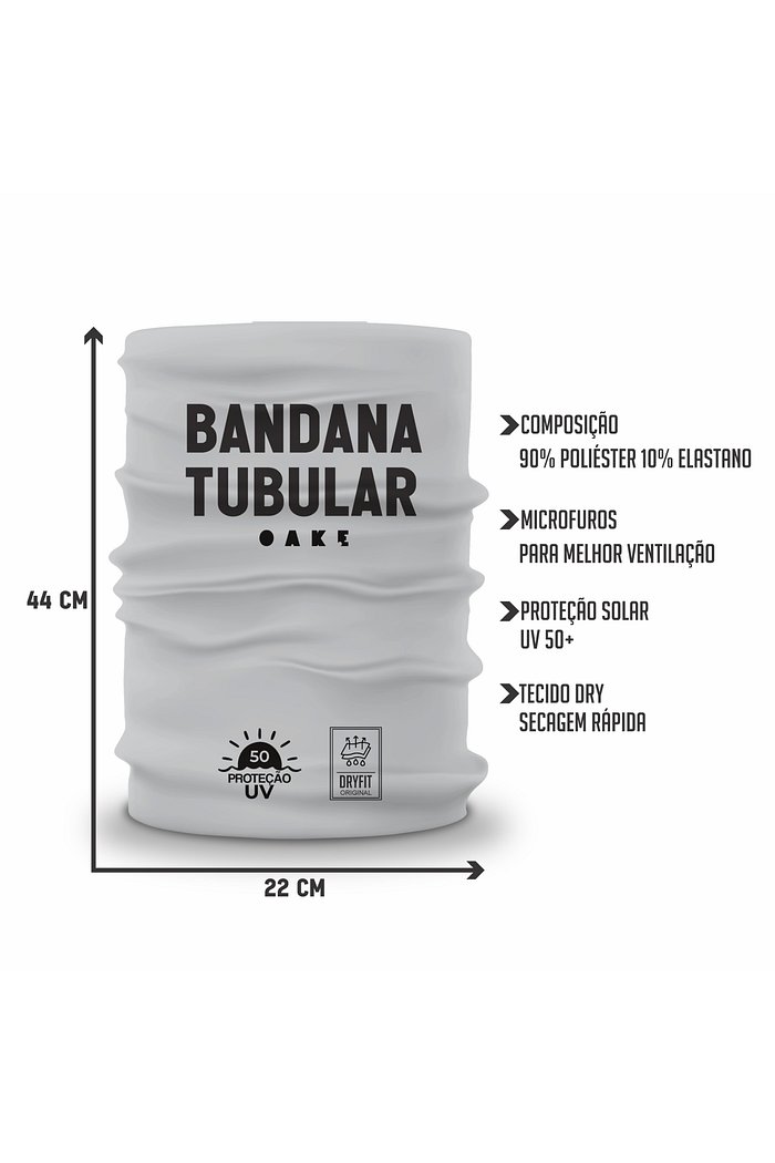 Bandana Tubular Setas Amarelas - Laranja